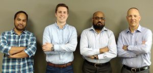 The newest members of the Armada Data Corporation team, John Buenaventura, Jeff Fryters, Murtaza Shabbir and Joe Glube.