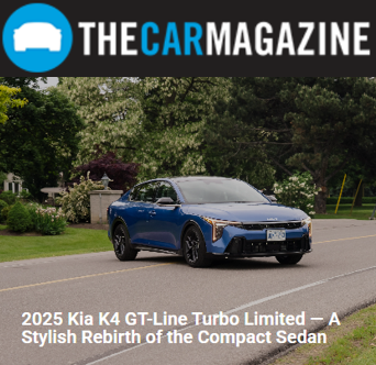 2025 Kia K4 reviewed on The Car Magazine by Jim Matthews